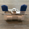 China wenzhou 1PC Butterfly Handle Ball Valve Supplier